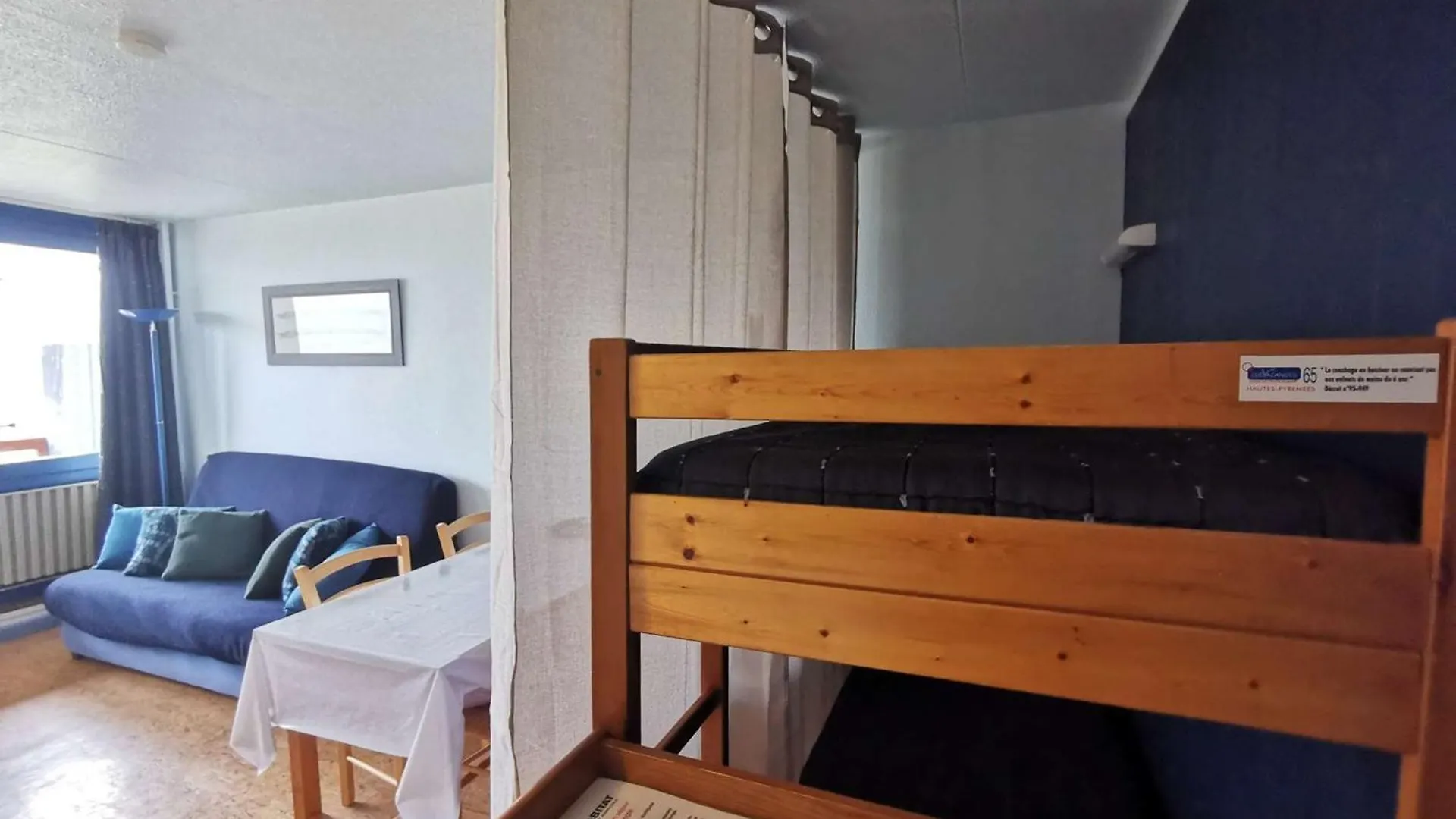Studio 4 Pers, Pieds Des Pistes Avec Balcon Et Animaux Admis - La Mongie - Fr-1-404-5